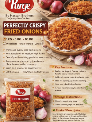 Perfectly Crisped Fried Onions