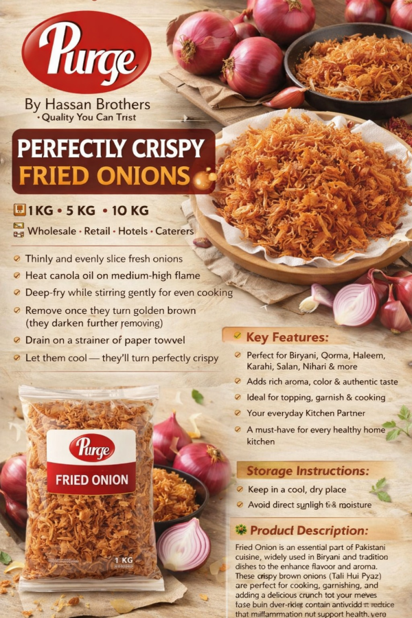 Perfectly Crisped Fried Onions